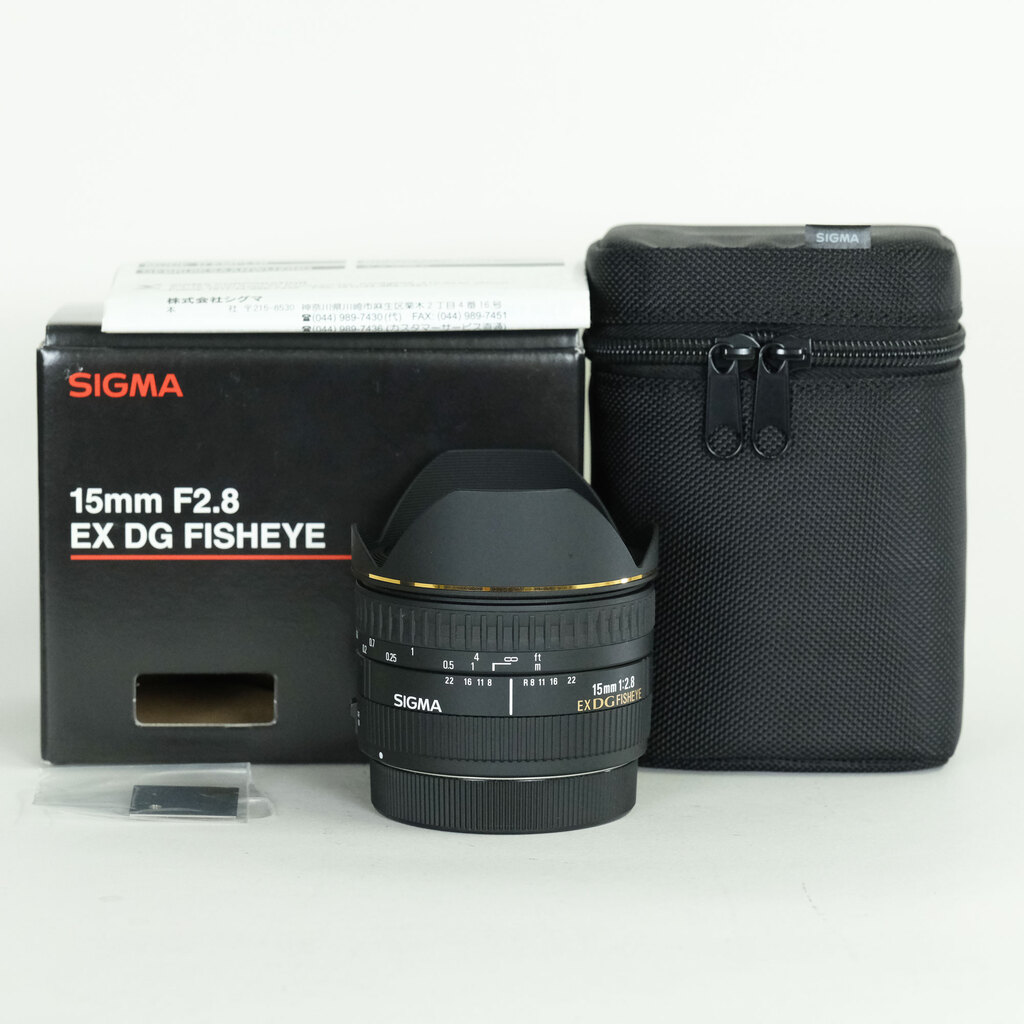 SIGMA 15mm F2.8EX DG DIAGONAL FISHEYE (キヤノンEF用) SIGMA 15mm F2.8EX DG DIAGONAL FISHEYE (キヤノンEF用)