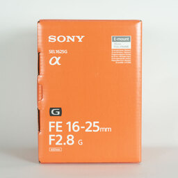 SONY FE 16-25mm F2.8 G SEL1625G SONY FE 16-25mm F2.8 G SEL1625G