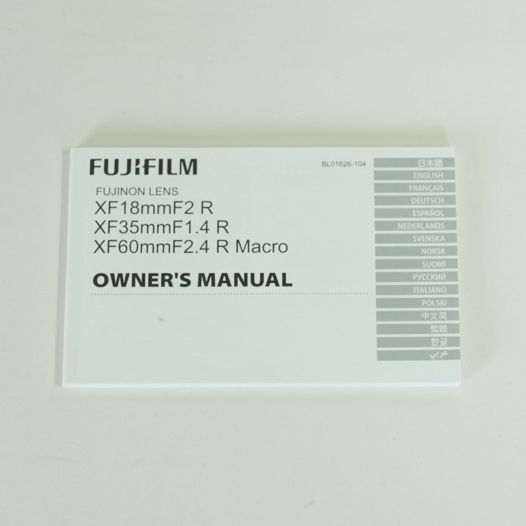 FUJIFILM XF35mmF1.4 R FUJIFILM XF35mmF1.4 R