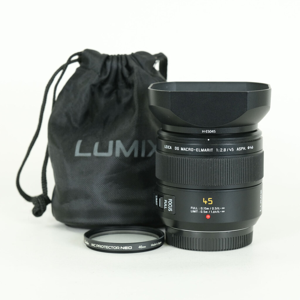 Panasonic LEICA DG MACRO-ELMARIT 45mm F2.8 ASPH. MEGA O.I.S.