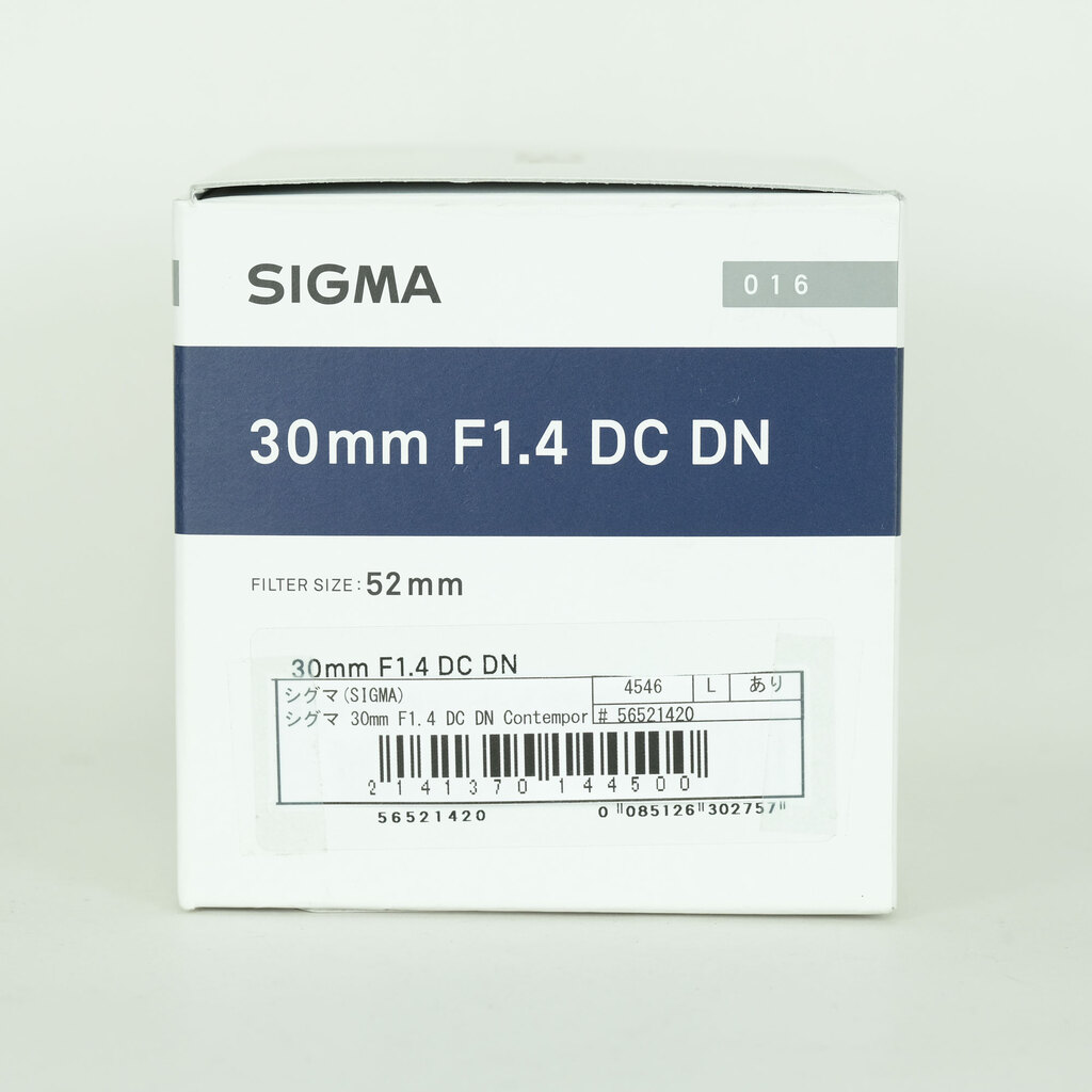 SIGMA 30mm F1.4 DC DN｜Contemporary [フジフイルムX用]