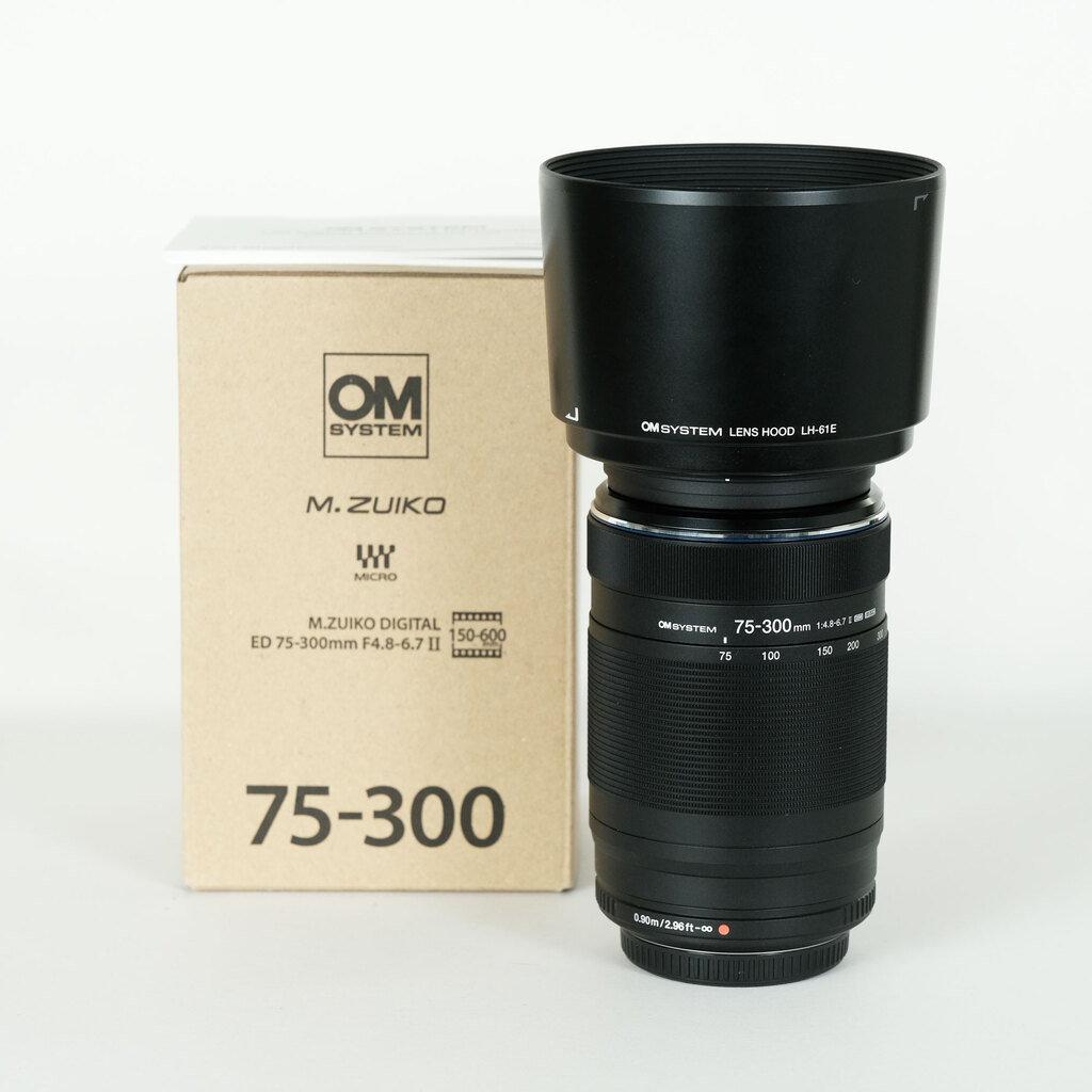 OM SYSTEM M.ZUIKO DIGITAL ED 75-300mm F4.8-6.7 II   　※OM SYSTEMロゴモデル