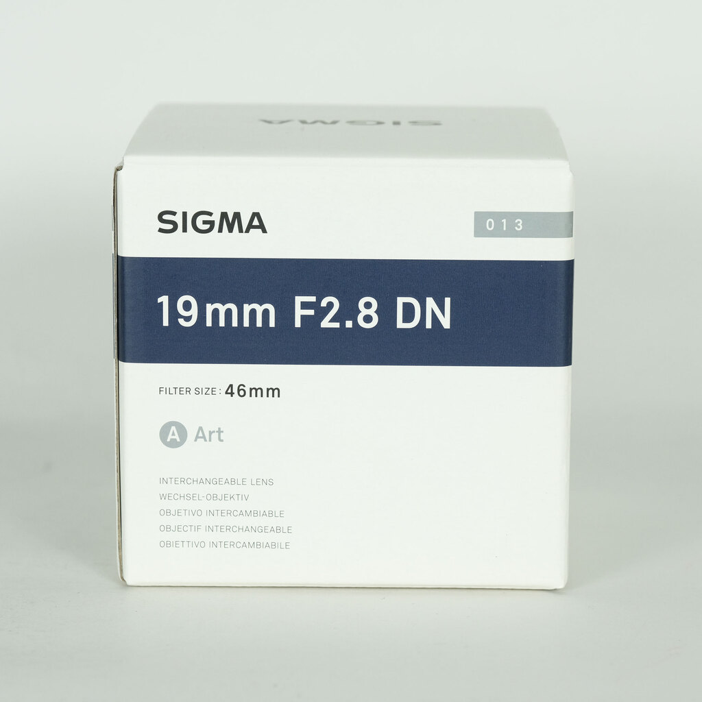 SIGMA A 19mm F2.8 DN (ソニーE用)　ブラック