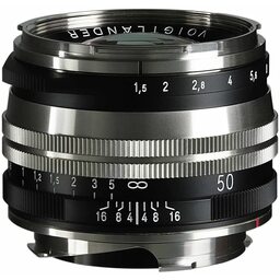 Voigtlander NOKTON Vintage Line 50mm F1.5 Aspherical II VM Nickel・ブラックペイント MC [ライカM用]