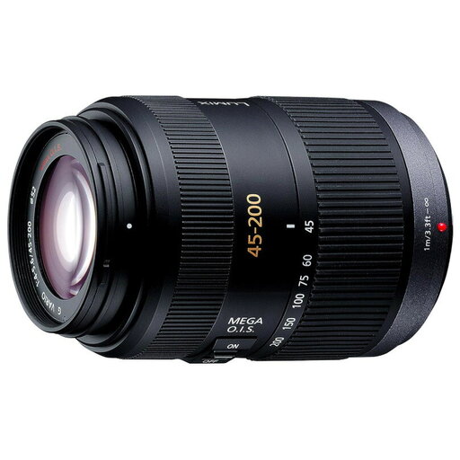 LUMIX G VARIO 45-200mm H-FS045200実写済 Panasonic LUMIX G VARIO 45-200mm F4.0-F5.6 MEGA O.I.S. H-FS045200