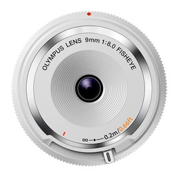 OLYMPUS フィッシュアイボディキャップレンズ（9mm Ｆ8.0 FISHEYE） BCL-0980 ホワイト