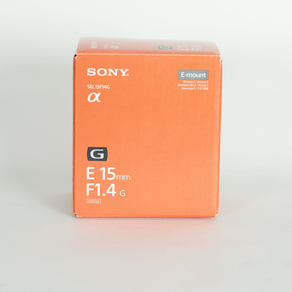 SONY E 15mm F1.4 G SEL15F14G