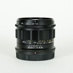 Voigtlander NOKTON 40mm F1.2 Aspherical(ニコンZ用) Voigtlander NOKTON 40mm F1.2 Aspherical(ニコンZ用)