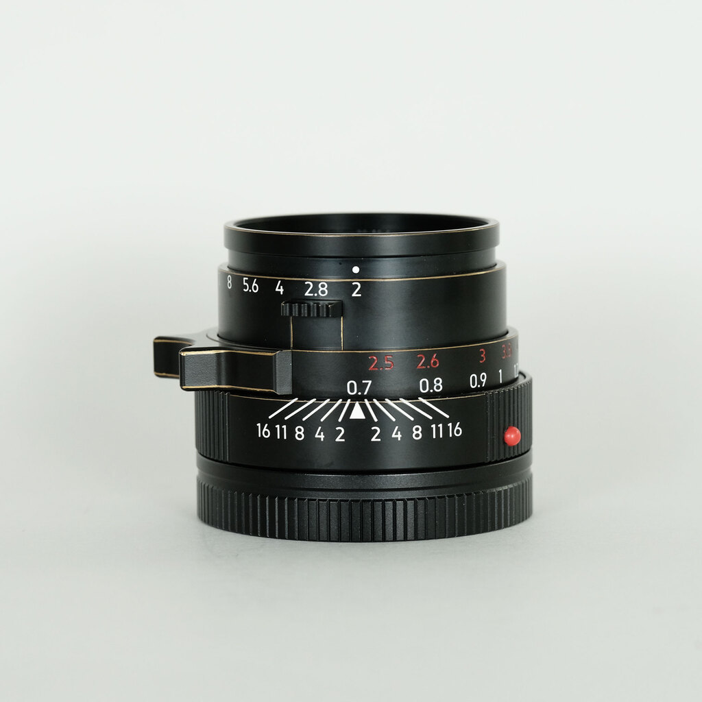 Light lens lab M 50mm f/2 ライカM用 ヴィンテージブラック セット(フード、UVフィルター付属)