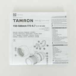 TAMRON 150-500mm F5-6.7 Di III VC VXD A057Z(ニコンZ用) TAMRON 150-500mm F5-6.7 Di III VC VXD A057Z(ニコンZ用)