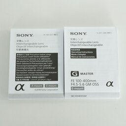 SONY FE 100-400mm F4.5-5.6 GM OSS SEL100400GM SONY FE 100-400mm F4.5-5.6 GM OSS SEL100400GM