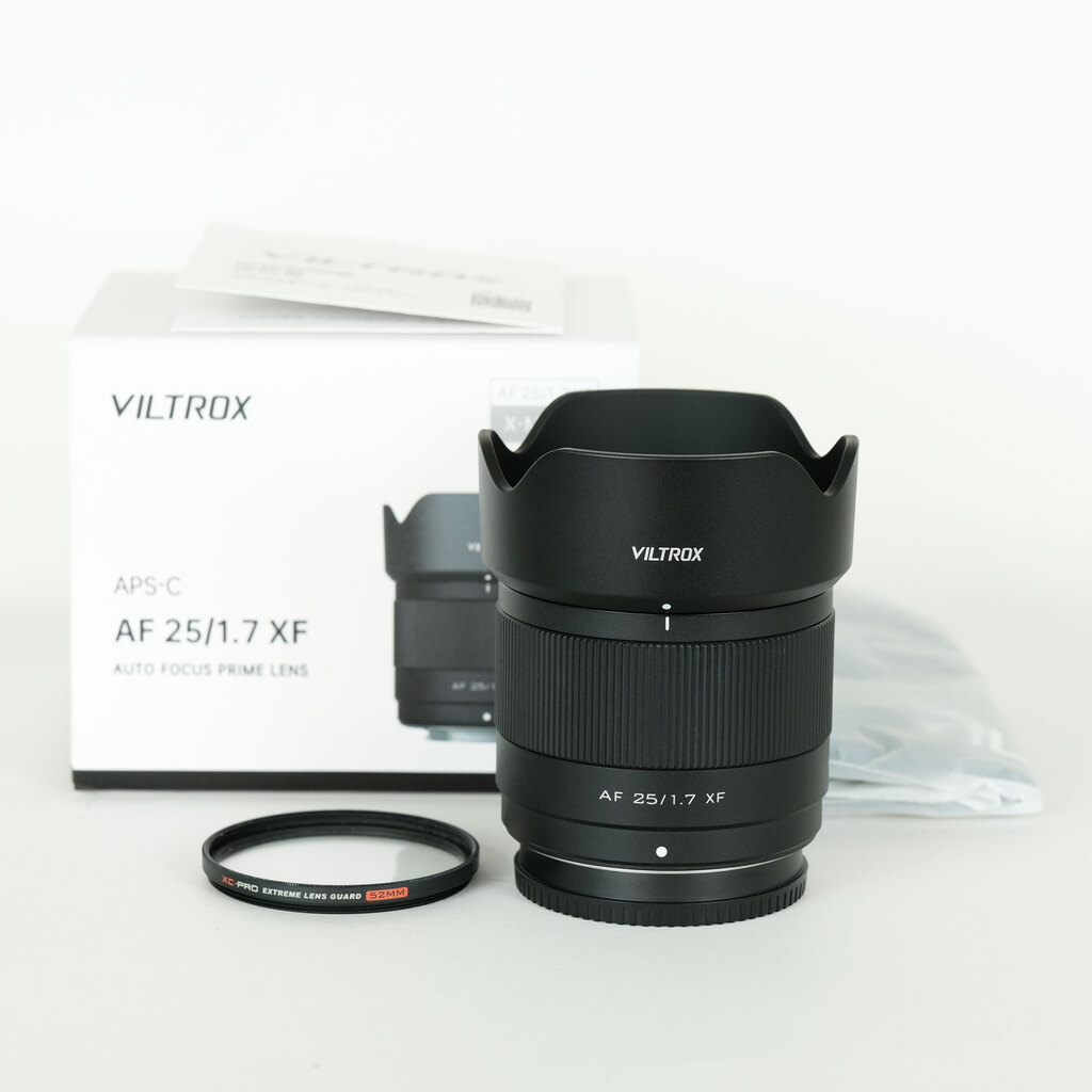 VILTROX AF 25mm F1.7 AIR STM ASPH ED IF（富士フイルムX用） ブラック