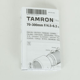 TAMRON 70-300mm F/4.5-6.3 Di III RXD (Model A047) [ソニーE用]