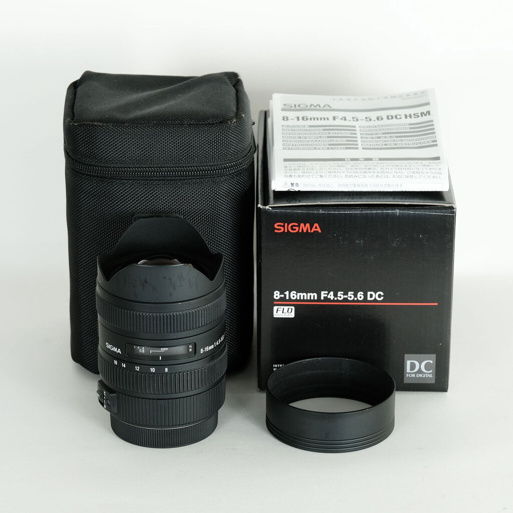 SIGMA 8-16mm F4.5-5.6DC HSM (キヤノンEF用) SIGMA 8-16mm F4.5-5.6DC HSM (キヤノンEF用)