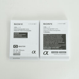 SONY FE 24-70mm F2.8 GM SEL2470GM SONY FE 24-70mm F2.8 GM SEL2470GM