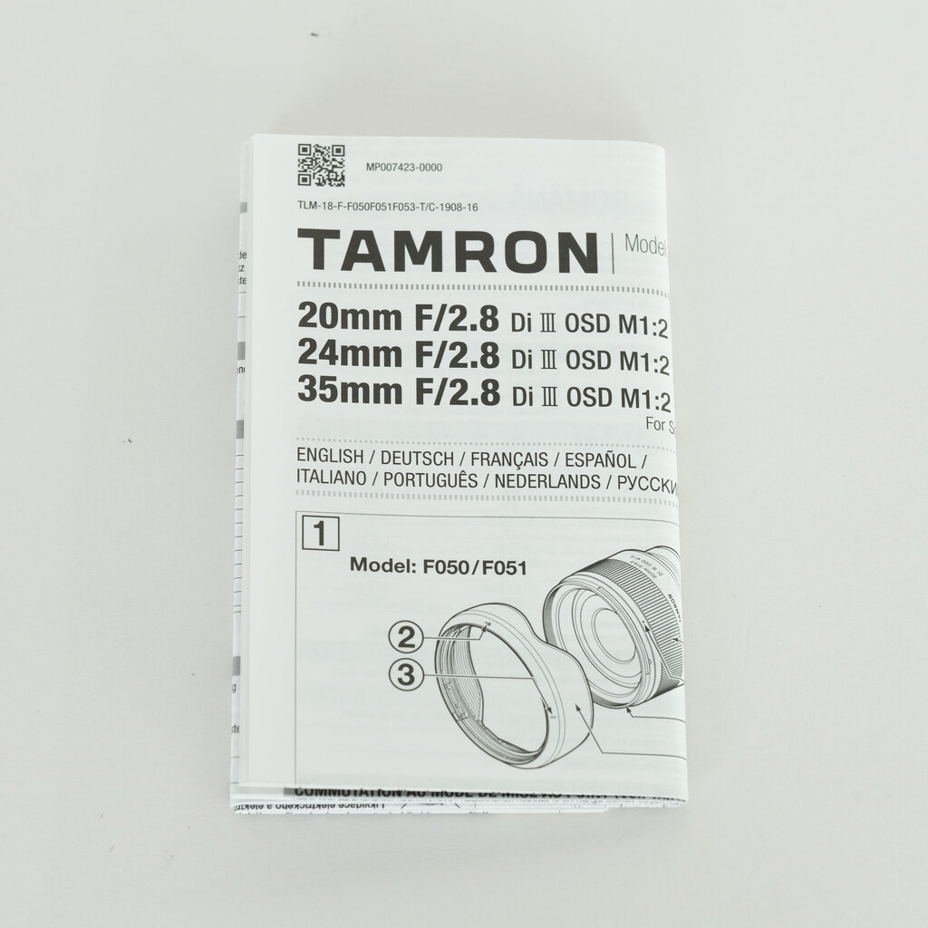 TAMRON 24mm F/2.8 Di III OSD M1:2 (Model F051) [ソニーE用]