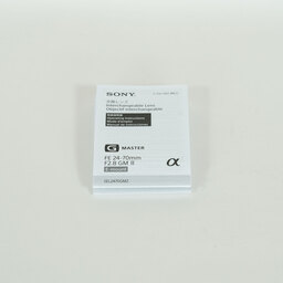 SONY FE 24-70mm F2.8 GM II SEL2470GM2 SONY FE 24-70mm F2.8 GM II SEL2470GM2
