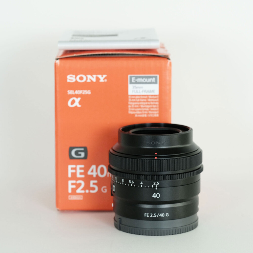 SONY FE 40mm F2.5 G SEL40F25G SONY FE 40mm F2.5 G SEL40F25G