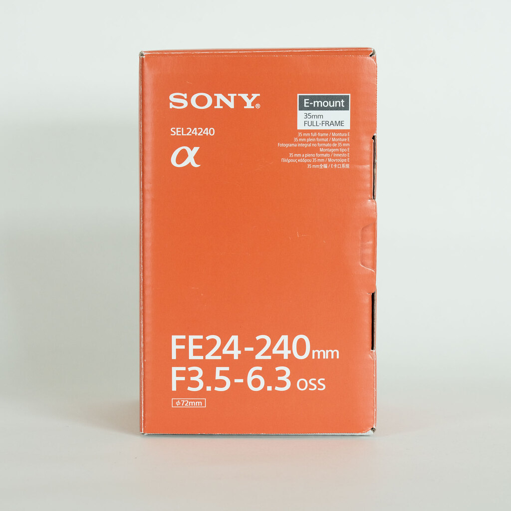 SONY FE 24-240mm F3.5-6.3 OSS SEL24240 SONY FE 24-240mm F3.5-6.3 OSS SEL24240