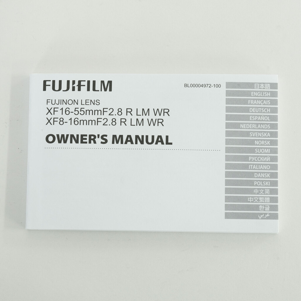 FUJIFILM XF16-55mmF2.8 R LM WR FUJIFILM XF16-55mmF2.8 R LM WR