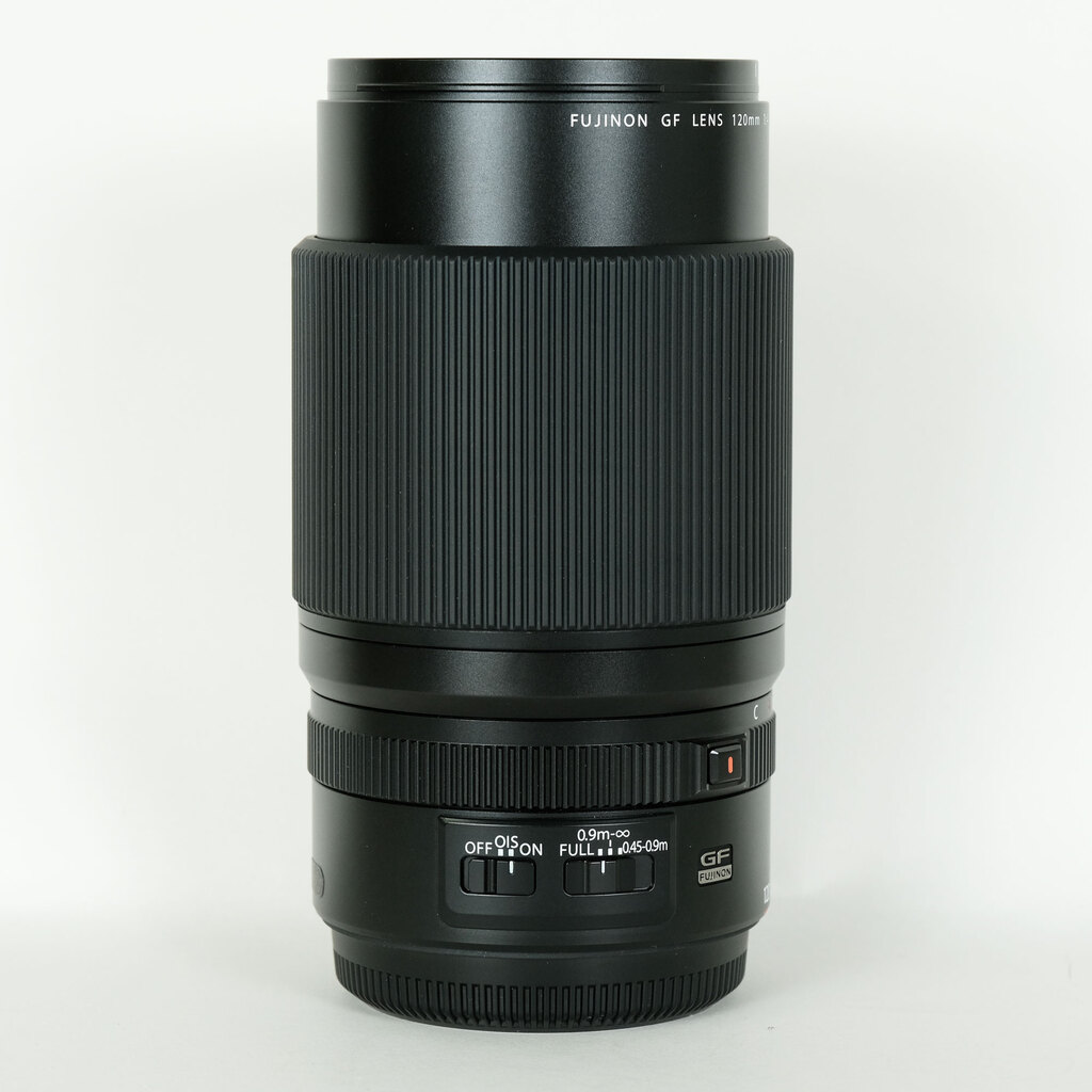 【極美品】フジフィルムGF120mm F4.0 レンズ 防塵防滴 ワンオーナー品 極美品】フジフィルムGF120mm F4.0 レンズ 防塵防滴 ワン