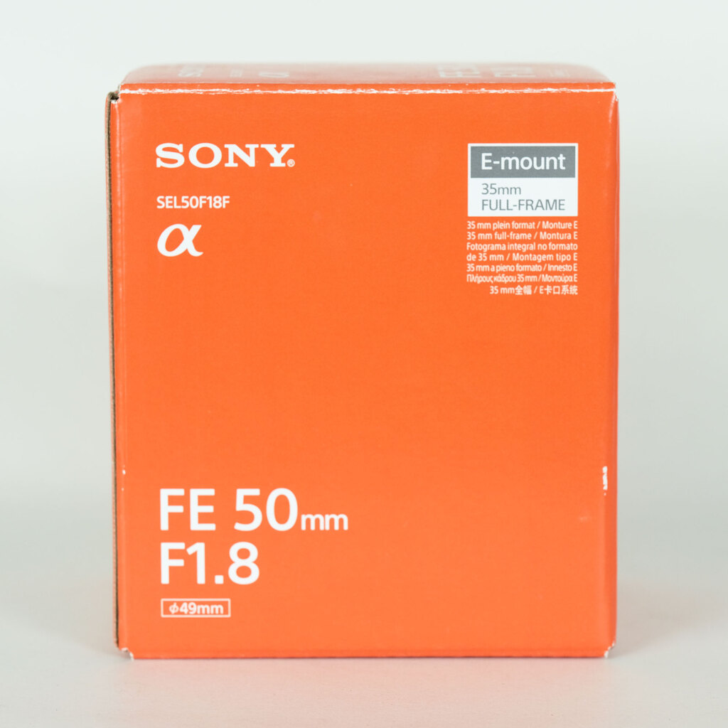 SONY FE 50mm F1.8 SEL50F18F