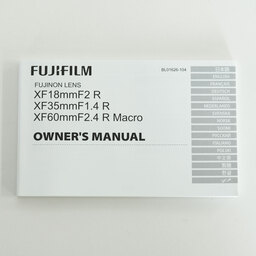 FUJIFILM XF18mmF2 R FUJIFILM XF18mmF2 R