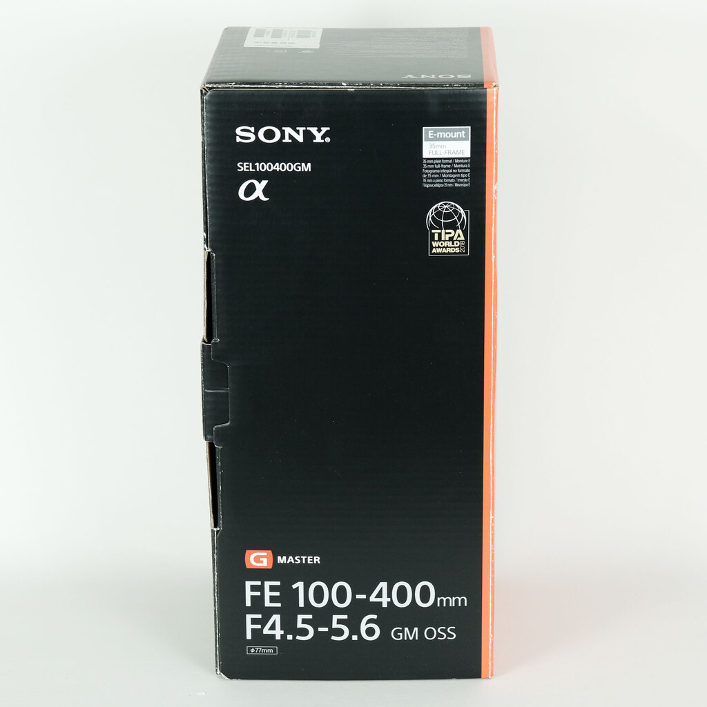 SONY FE 100-400mm F4.5-5.6 GM OSS SEL100400GM