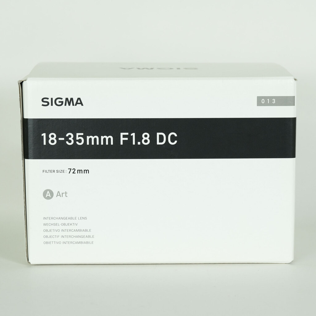 SIGMA 18-35mm F1.8 DC HSM｜Art [キヤノンEF用]