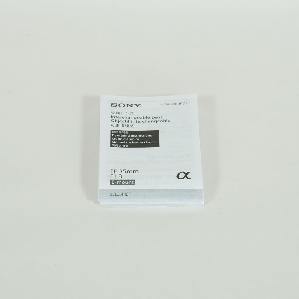 SONY FE 35mm F1.8 SEL35F18F SONY FE 35mm F1.8 SEL35F18F