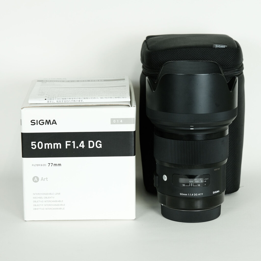 【新品】Sigma 50mm F1.4 DG HSM Art Canon 箱保証 新品】Sigma 50mm F1.4 DG HSM Art Canon 箱保証