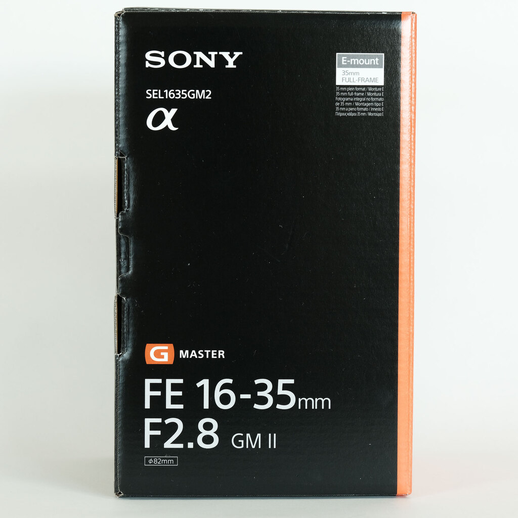 SONY FE 16-35mm F2.8 GM II SEL1635GM2 SONY FE 16-35mm F2.8 GM II SEL1635GM2