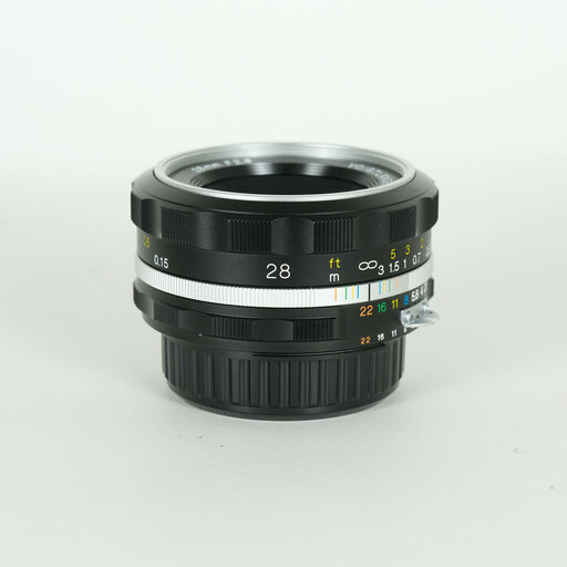 コシナ フォクトレンダー COLOR-SKOPAR 28mm F2.8 Aspherical SL II S Ai-S シルバーリム コシナ フォクトレンダー COLOR-SKOPAR 28mm F2.8 Aspherical SL II S Ai-S シルバーリム