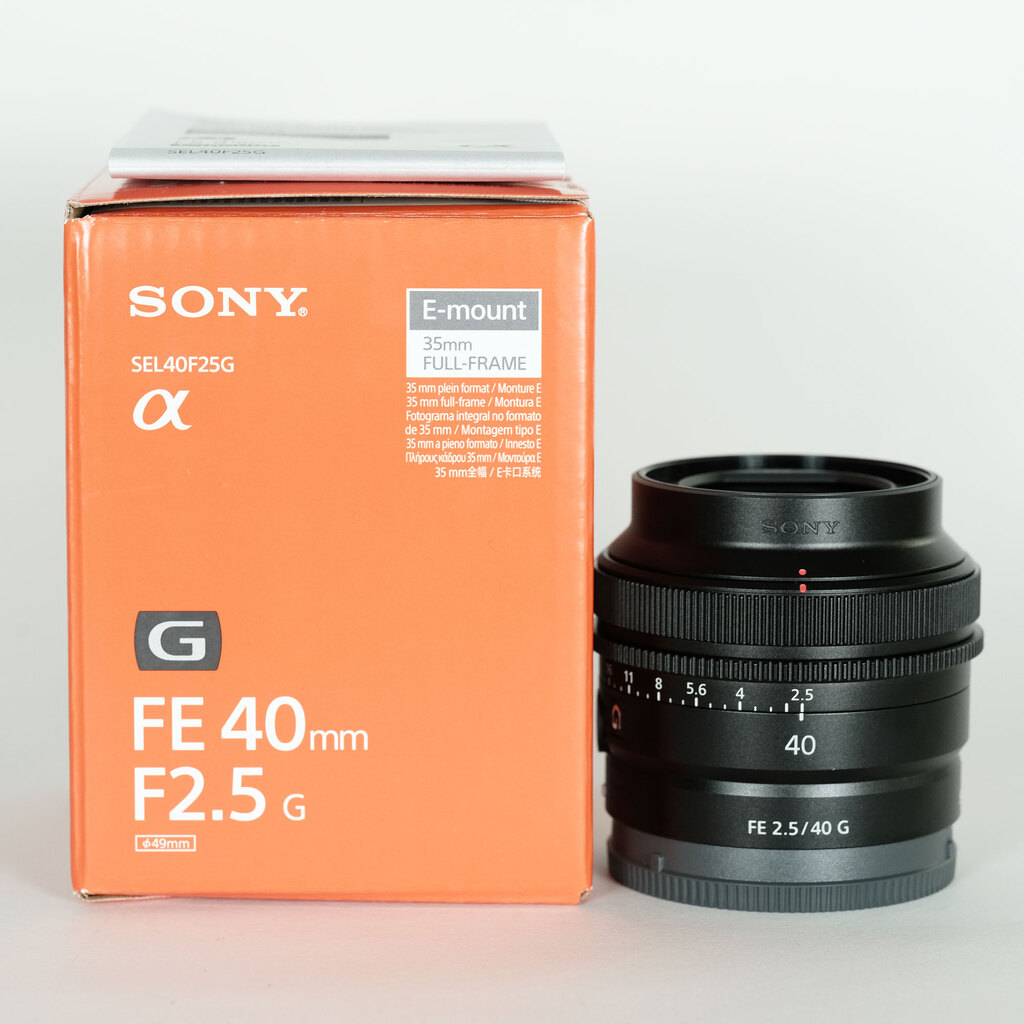 SONY FE 40mm F2.5 G SEL40F25G