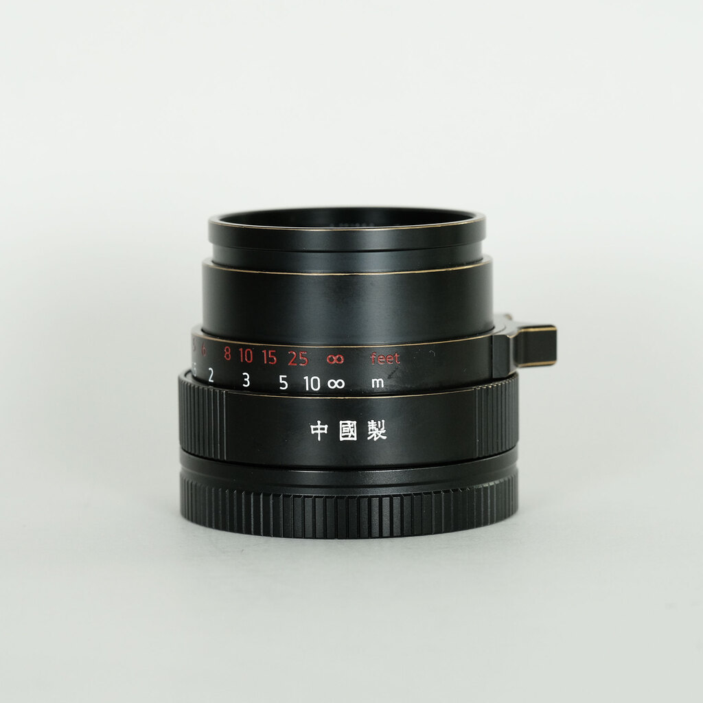 Light lens lab M 50mm f/2 ライカM用 ヴィンテージブラック セット(フード、UVフィルター付属)