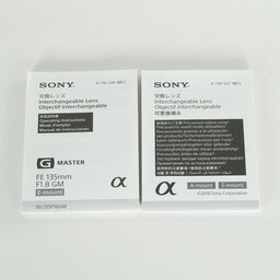 SONY FE 135mm F1.8 GM SEL135F18GM SONY FE 135mm F1.8 GM SEL135F18GM