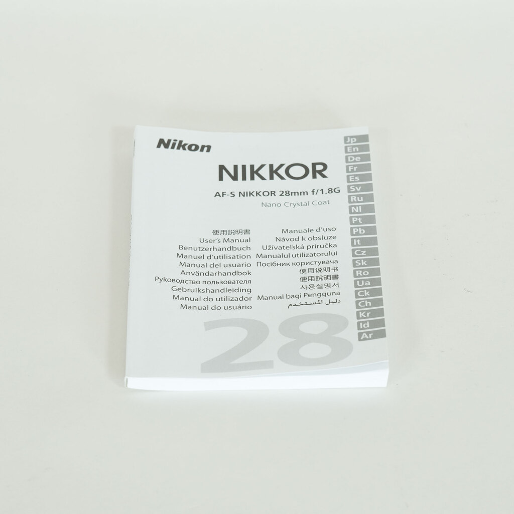 Nikon AF-S NIKKOR 28mm f/1.8G Nikon AF-S NIKKOR 28mm f/1.8G