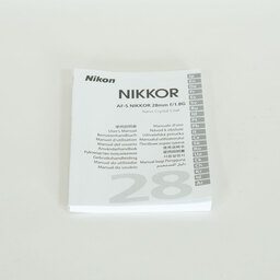 Nikon AF-S NIKKOR 28mm f/1.8G Nikon AF-S NIKKOR 28mm f/1.8G