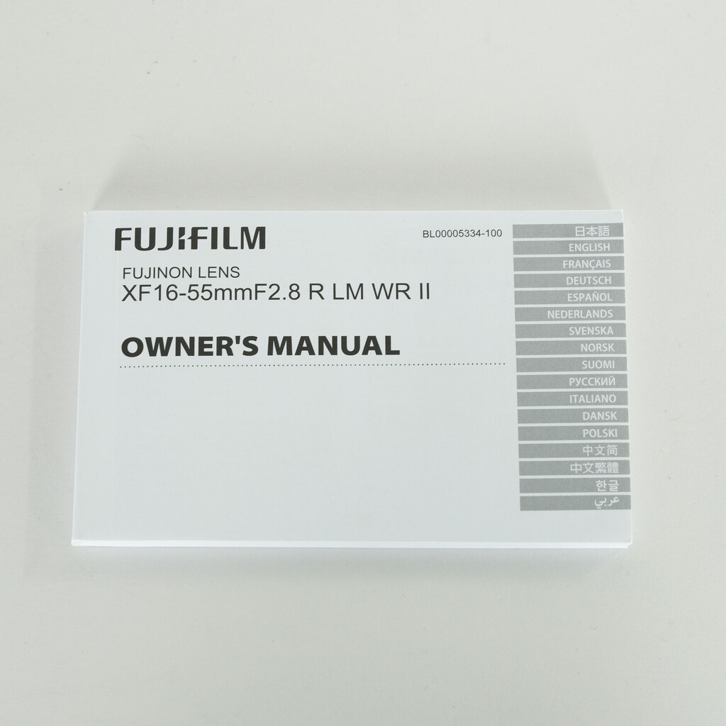 FUJIFILM XF16-55mmF2.8 R LM WR II FUJIFILM XF16-55mmF2.8 R LM WR II