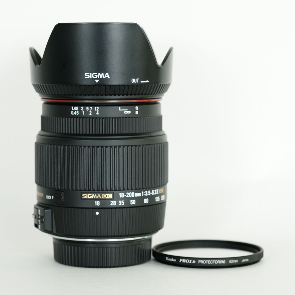 SIGMA 18-200mm F3.5-6.3 II DC OS HSM (ニコンF用) SIGMA 18-200mm F3.5-6.3 II DC OS HSM (ニコンF用)