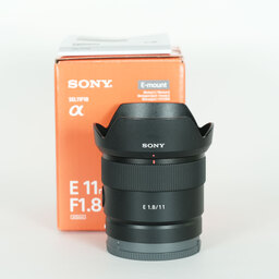 SONY E 11mm F1.8 SEL11F18