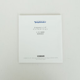 Voigtlander NOKTON 35mm F1.2 [フジフイルムX用]