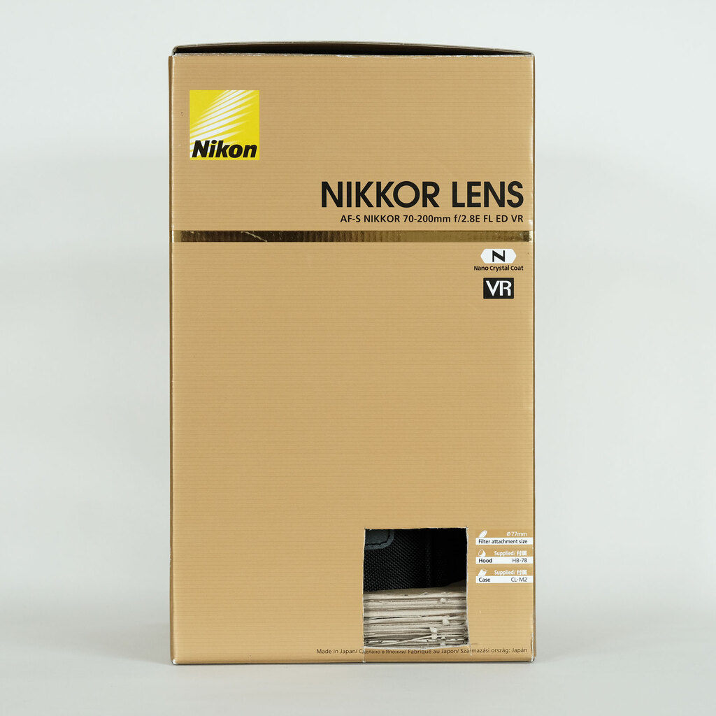 Nikon AF-S NIKKOR 70-200mm f/2.8E FL ED VR Nikon AF-S NIKKOR 70-200mm f/2.8E FL ED VR