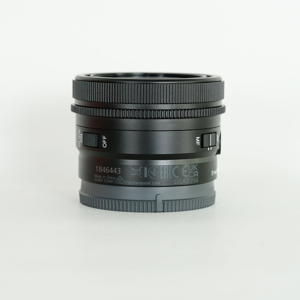 SONY FE 40mm F2.5 G SEL40F25G SONY FE 40mm F2.5 G SEL40F25G