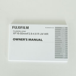 FUJIFILM XF16-50mmF2.8-4.8 R LM WR FUJIFILM XF16-50mmF2.8-4.8 R LM WR