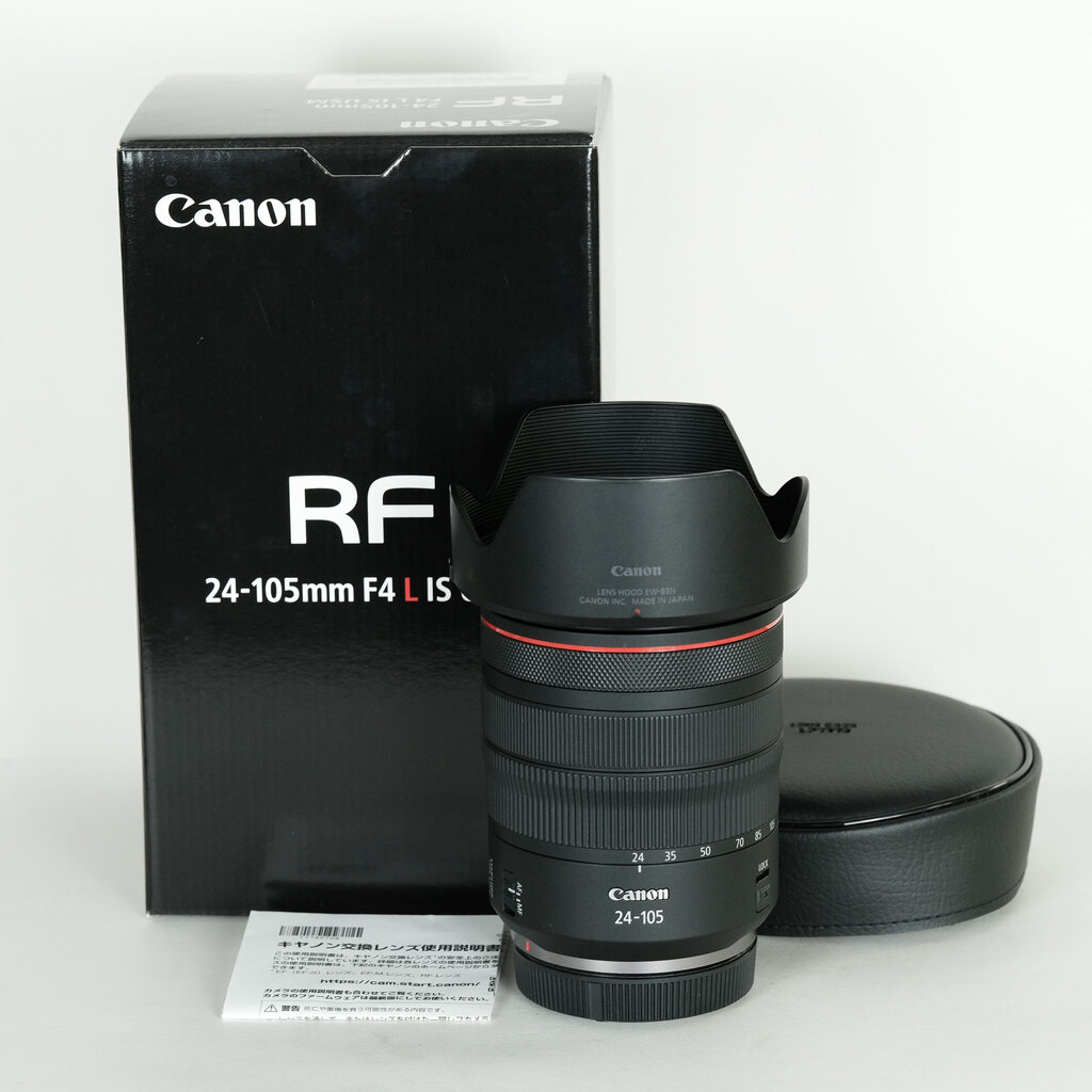 美品Canon RF24-105mm F4 L IS USM【使用5回程元箱付】 Canon RF24-105mm F4 L IS USM｜新品通販フジヤカメラ