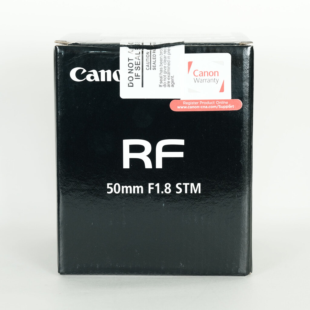 Canon RF50mm F1.8 STM 未使用・記入済保証書付 - メルカリ