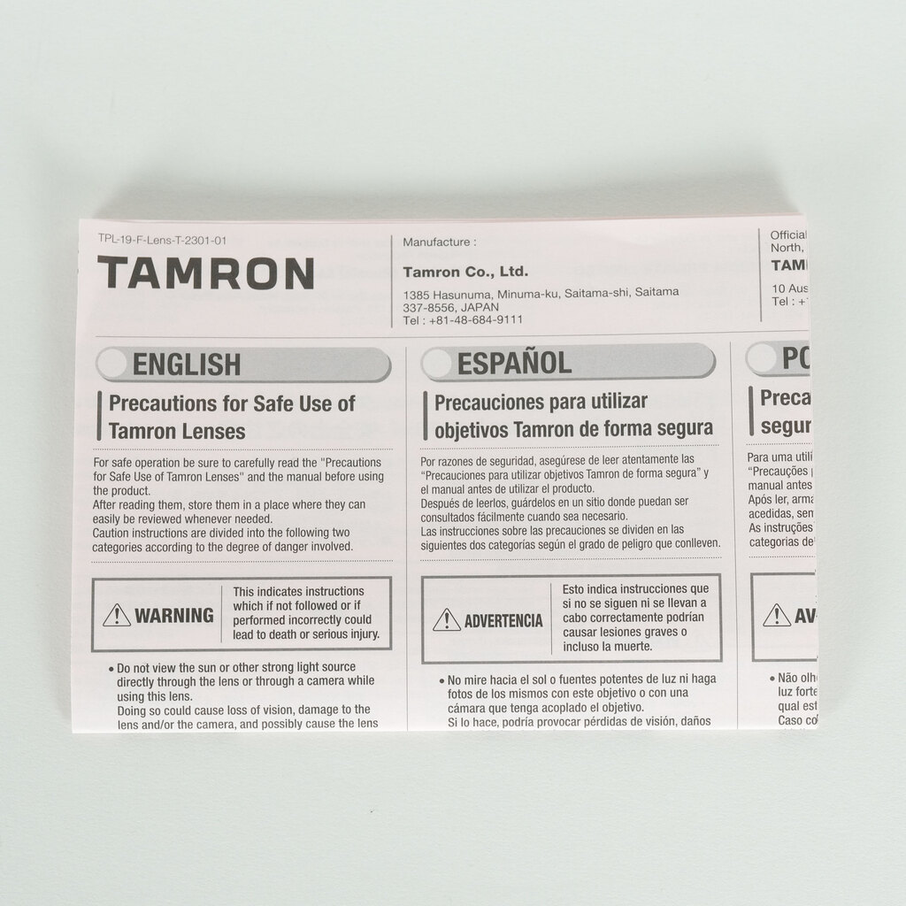 TAMRON 70-180mm F/2.8 Di III VC VXD G2（Model A065） [ソニーE用]