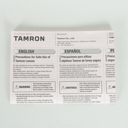 TAMRON 70-180mm F/2.8 Di III VC VXD G2（Model A065） [ソニーE用]