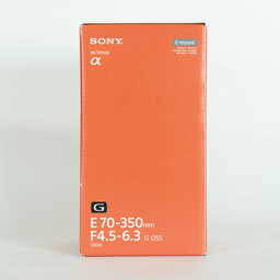 SONY E 70-350mm F4.5-6.3 OSS SEL70350G SONY E 70-350mm F4.5-6.3 OSS SEL70350G